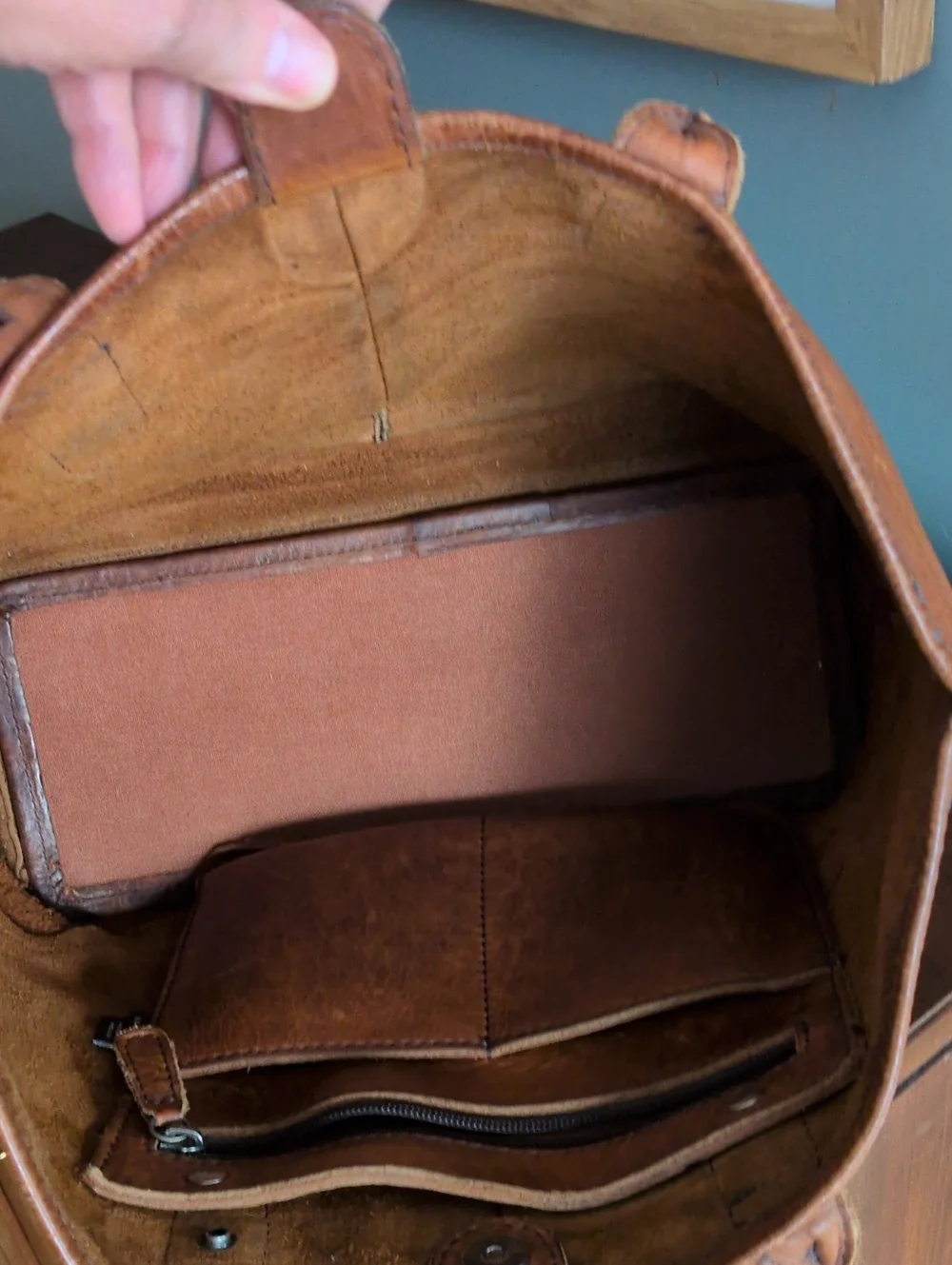 Frye Lucy Genuine Leather Tote - Picture 9 of 13
